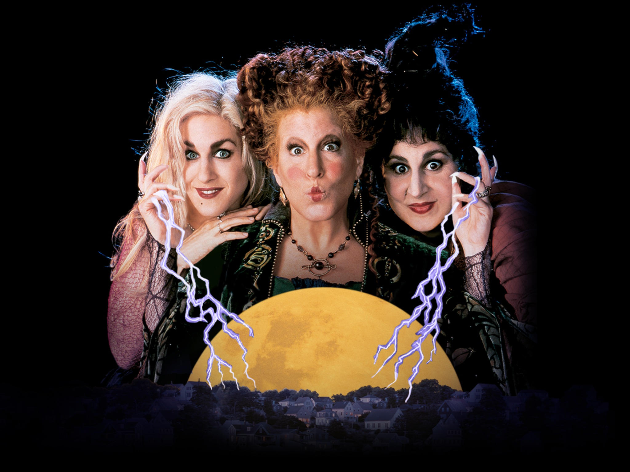 The three Sanderson Sisters in Hocus Pocus